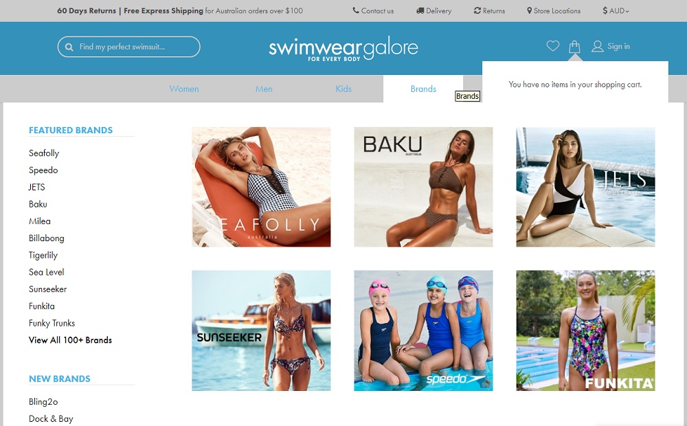 Swimwear Galore Swimsuits Brands